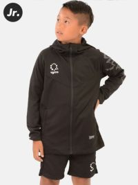 ジャージ ag-0385--0386 デアセルトレーニングジャージ上下セット Black