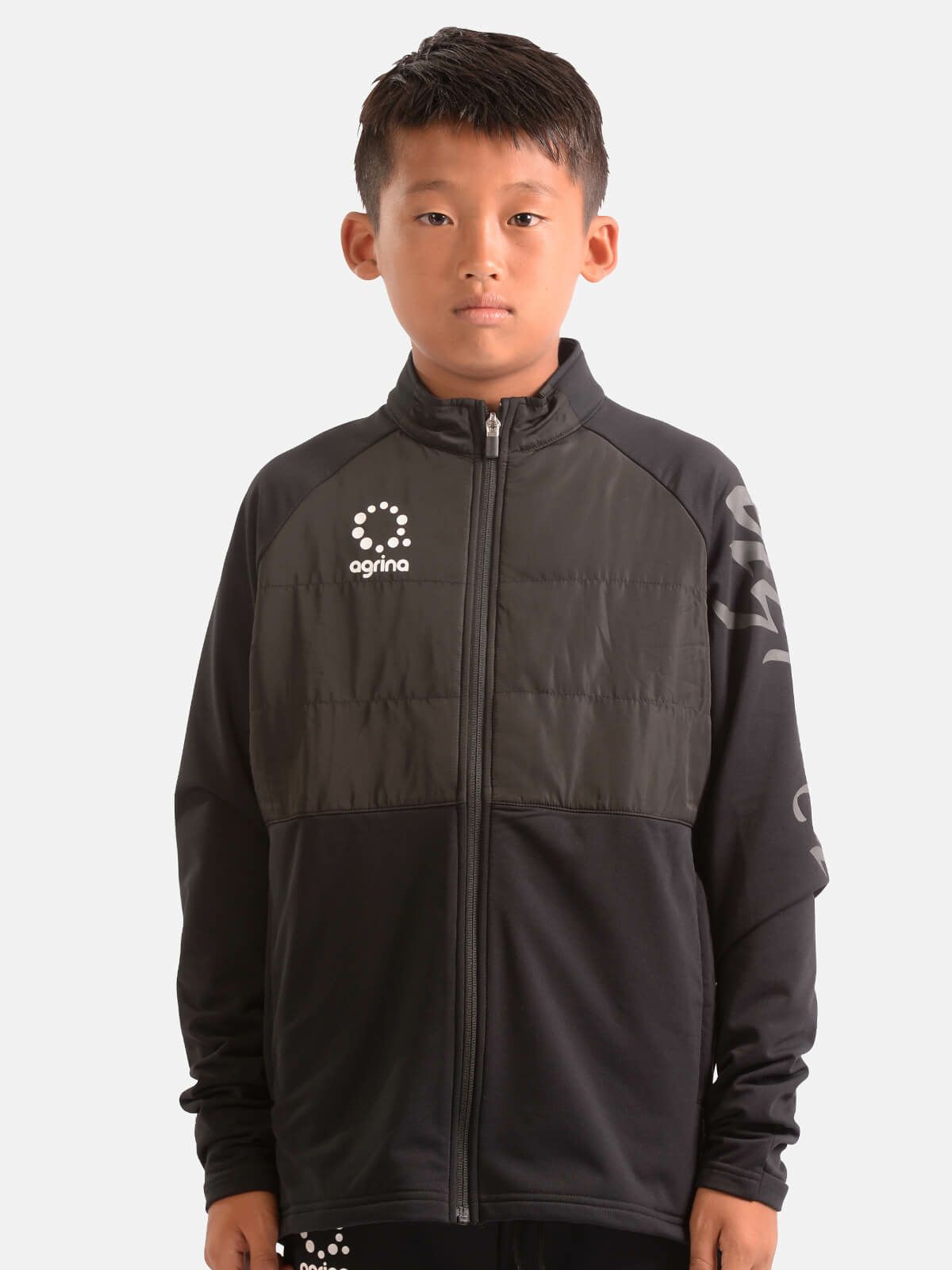 [新品]シヌーンSinoonハーフコートブラック ジュニアセグンドインテシオン中綿ハーフコート Black