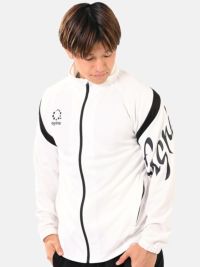 ディセノハーフジップトレーニングジャージトップ上下セット Black